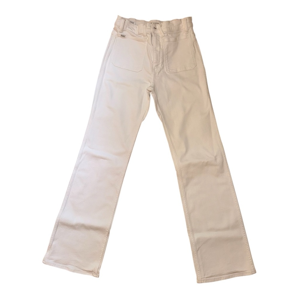 Polo by Ralph Lauren Cream Wide-Leg Jeans